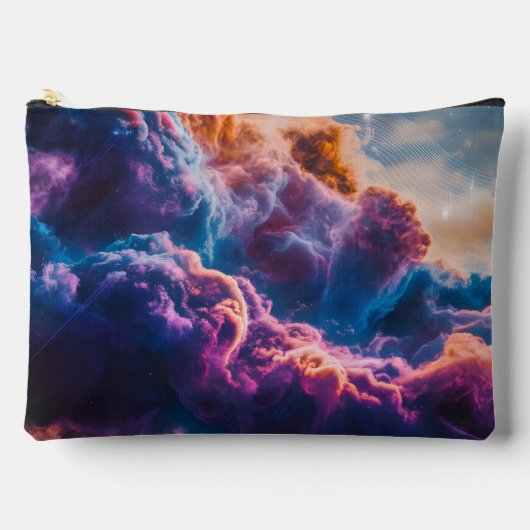 Abstracte ruimte nevel kunst - Kleurrijke kosmisch Etui (Voorkant)