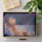 Abstracte ruimte nevel kunst - Kleurrijke kosmisch Tissuepapier (Geschenk)