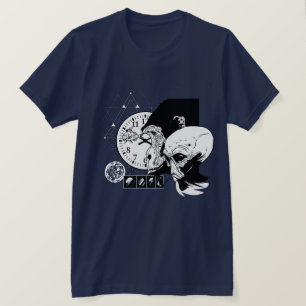Abstracte-ruimteaap T-shirt