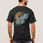 Abstracte ruimtewereld T-Shirt (Achterkant)