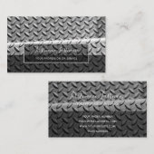 Abstracte ruitvormige borden, drijvende beugel visitekaartje (Voorkant / Achterkant)