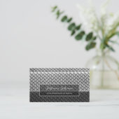 Abstracte ruitvormige borden, drijvende beugel visitekaartje (Staand voorkant)