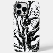 Abstracte Rustic Black & White Tree Branches Case-Mate iPhone Case (Achterkant)