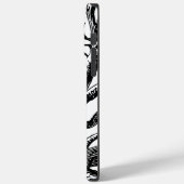 Abstracte Rustic Black & White Tree Branches Case-Mate iPhone Case (Achterkant / Links)