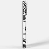 Abstracte Rustic Black & White Tree Branches Case-Mate iPhone Case (Achterkant / Rechts)