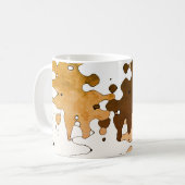 Abstracte Rustige kunst Koffiemok (Voorkant links)