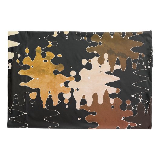 Abstracte Rustige kunst Kussensloop (Achterkant)