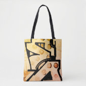 Abstracte Rustige kunst Tote Bag (Voorkant)