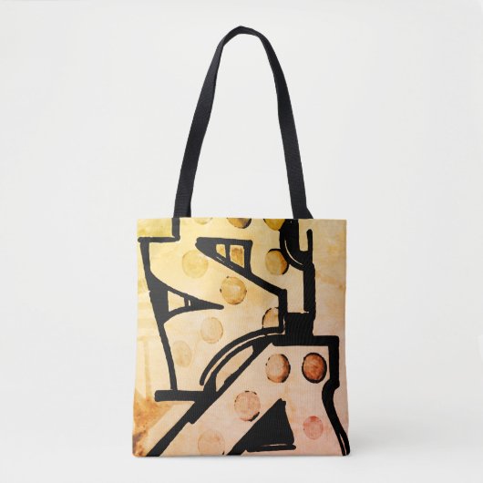 Abstracte Rustige kunst Tote Bag (Voorkant)