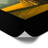 Abstracte Rustische Noordelijke Pijn Poster (Hoek)