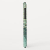 Abstracte Sage Green Fantasy Flower Fractal Art Case-Mate iPhone Case (Achterkant/links)