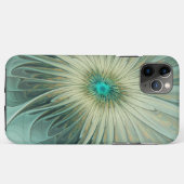 Abstracte Sage Green Fantasy Flower Fractal Art Case-Mate iPhone Case (Achterkant (horizontaal))