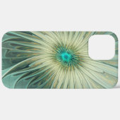 Abstracte Sage Green Fantasy Flower Fractal Art Case-Mate iPhone Case (Achterkant / Rechts)