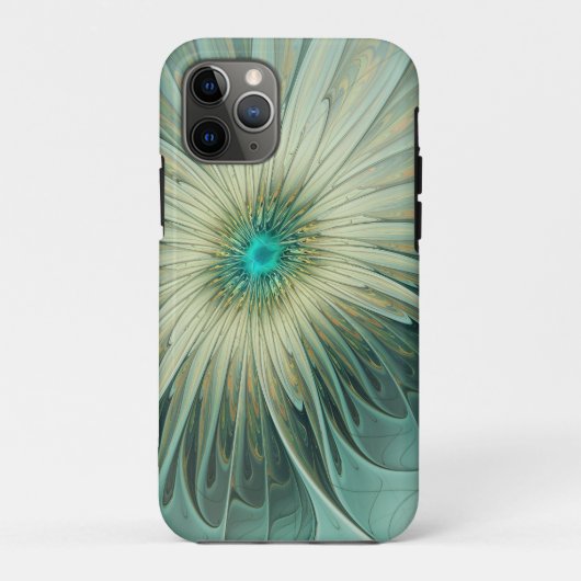 Abstracte Sage Green Fantasy Flower Fractal Art Case-Mate iPhone Case (Achterkant)