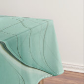 Abstracte Sage Green Fantasy Flower Fractal Art Tafelkleed (Voorbeeld)