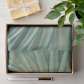 Abstracte Sage Green Fantasy Flower Fractal Art Tissuepapier (Geschenk)