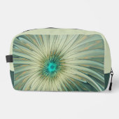 Abstracte Sage Green Fantasy Flower Fractal Art Toilettasje (Voorkant)