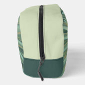 Abstracte Sage Green Fantasy Flower Fractal Art Toilettasje (Rechts)