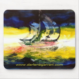 abstracte Sailing Mousepad Muismat