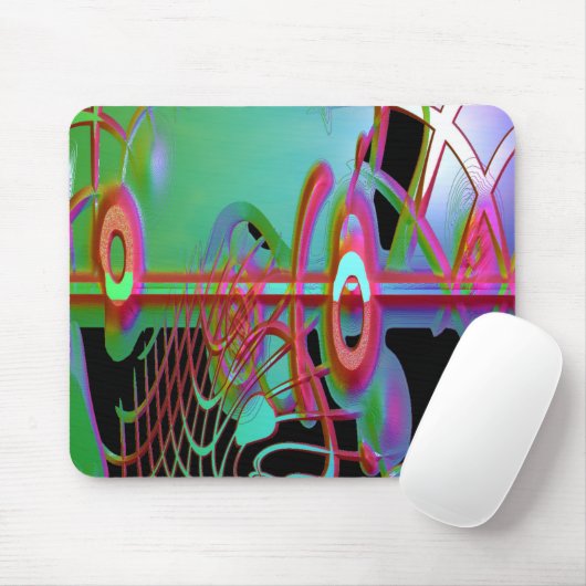 Abstracte samenhorigheid Mousepad Muismat (Met muis)