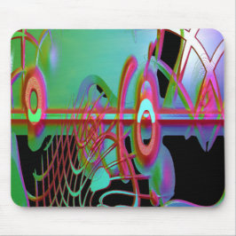 Abstracte samenhorigheid Mousepad Muismat