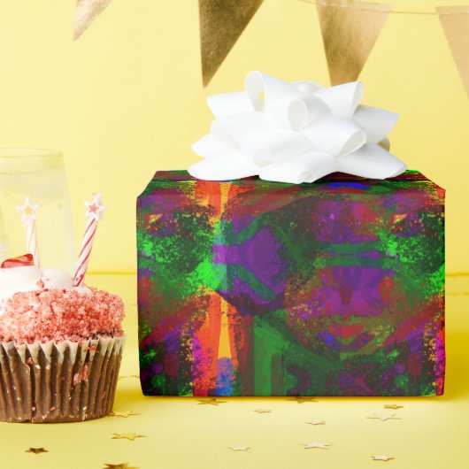 abstracte samenstelling cadeaupapier (Verjaardagsfeest)
