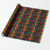 abstracte samenstelling cadeaupapier (Uitgerold)
