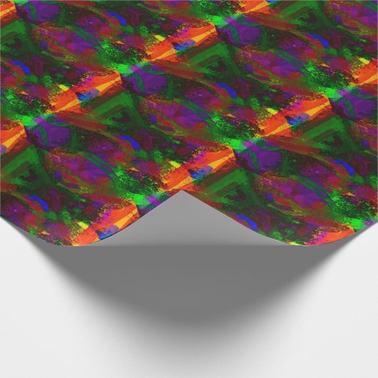 abstracte samenstelling cadeaupapier (Hoek)