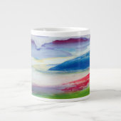 Abstracte samenstelling grote koffiekop (Voorkant)