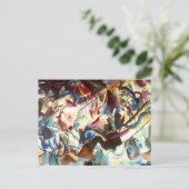 Abstracte samenstelling Kandinsky VI Briefkaart (Staand voorkant)