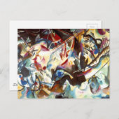 Abstracte samenstelling Kandinsky VI Briefkaart (Voorkant / Achterkant)