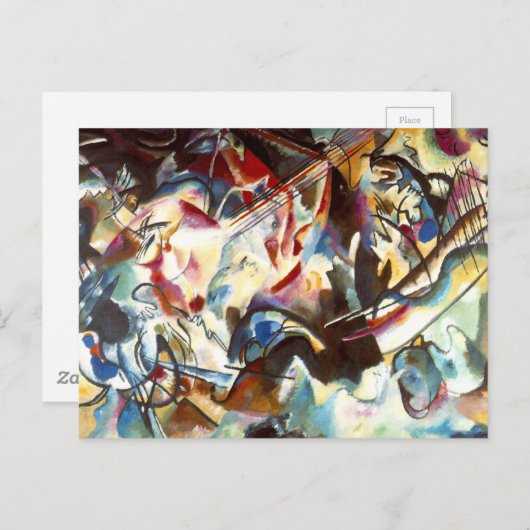 Abstracte samenstelling Kandinsky VI Briefkaart (Voorkant / Achterkant)