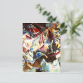 Abstracte samenstelling Kandinsky VI Briefkaart (Staand voorkant)