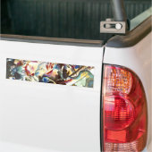 Abstracte samenstelling Kandinsky VI Bumpersticker (Op Truck)