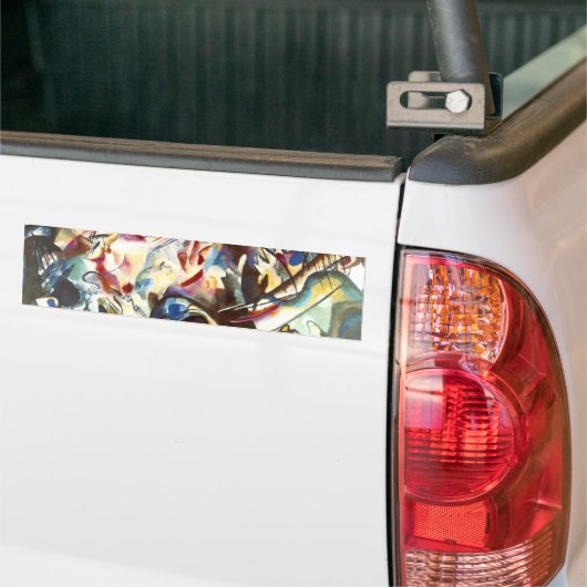 Abstracte samenstelling Kandinsky VI Bumpersticker (Op Truck)