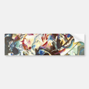 Abstracte samenstelling Kandinsky VI Bumpersticker