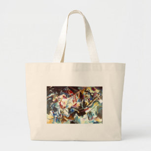 Abstracte samenstelling Kandinsky VI Grote Tote Bag