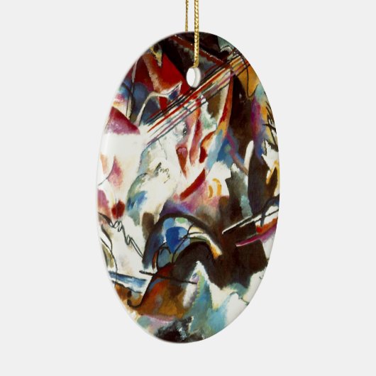 Abstracte samenstelling Kandinsky VI Keramisch Ornament (Rechts)