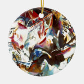 Abstracte samenstelling Kandinsky VI Keramisch Ornament (Voorkant)