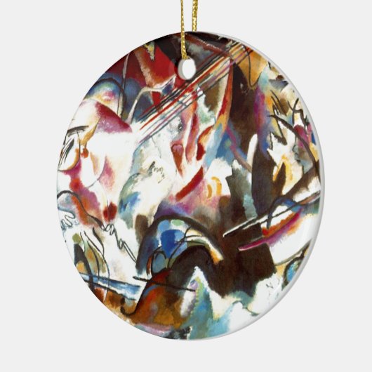 Abstracte samenstelling Kandinsky VI Keramisch Ornament (Links)