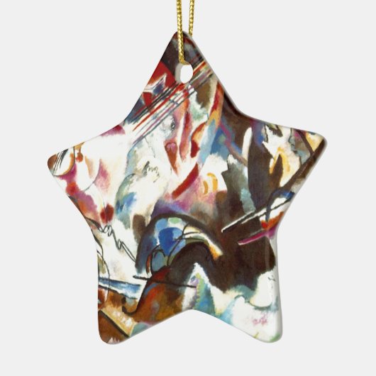 Abstracte samenstelling Kandinsky VI Keramisch Ornament (Links)