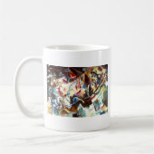 Abstracte samenstelling Kandinsky VI Koffiemok (Links)