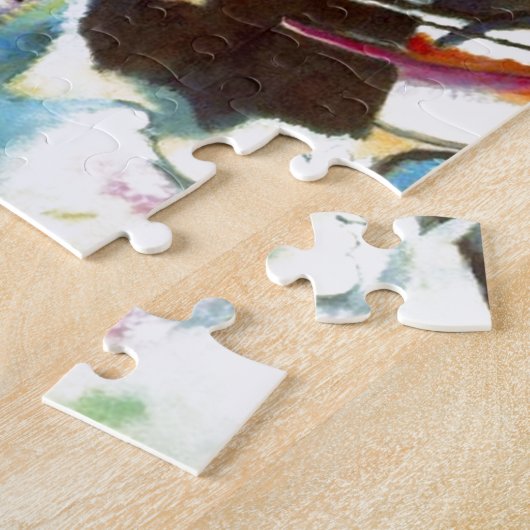 Abstracte samenstelling Kandinsky VI Legpuzzel (Zijkant)