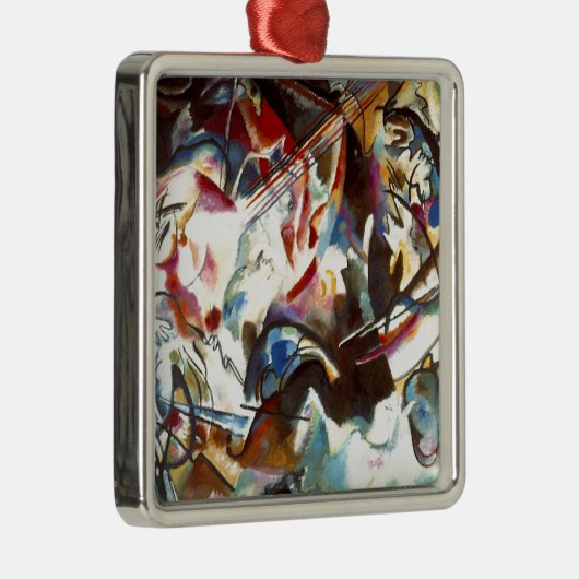 Abstracte samenstelling Kandinsky VI Metalen Ornament (Rechts)