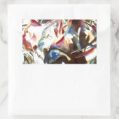 Abstracte samenstelling Kandinsky VI Rechthoekige Sticker (Tas)