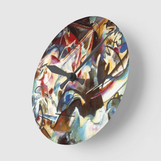 Abstracte samenstelling Kandinsky VI Ronde Klok (Hoek)
