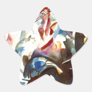 Abstracte samenstelling Kandinsky VI Ster Sticker