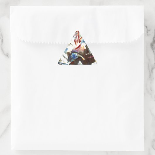 Abstracte samenstelling Kandinsky VI Sticker (Tas)