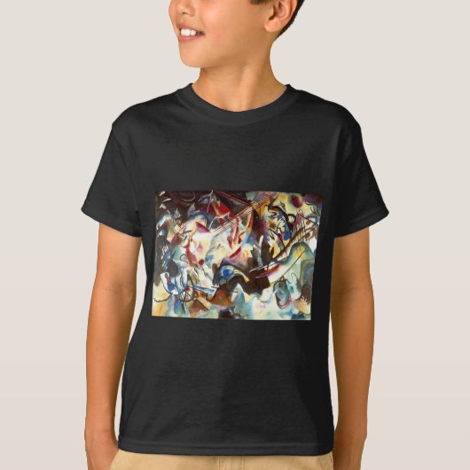 Abstracte samenstelling Kandinsky VI T-shirt (Voorkant)
