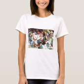 Abstracte samenstelling Kandinsky VI T-shirt (Voorkant)